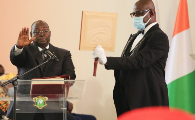 Côte d’Ivoire : le vice-président Tiémoko Meyliet Koné a prêté serment