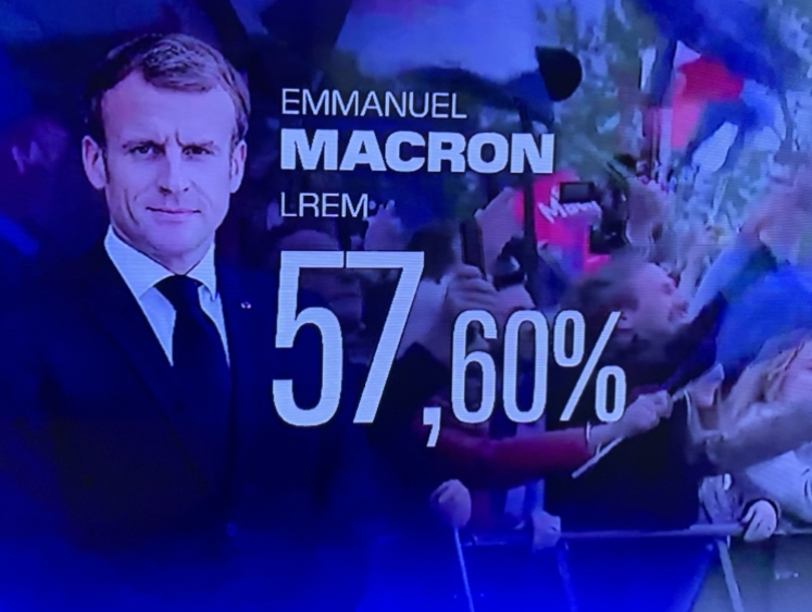 Emmanuel Macron réélu président de la république française