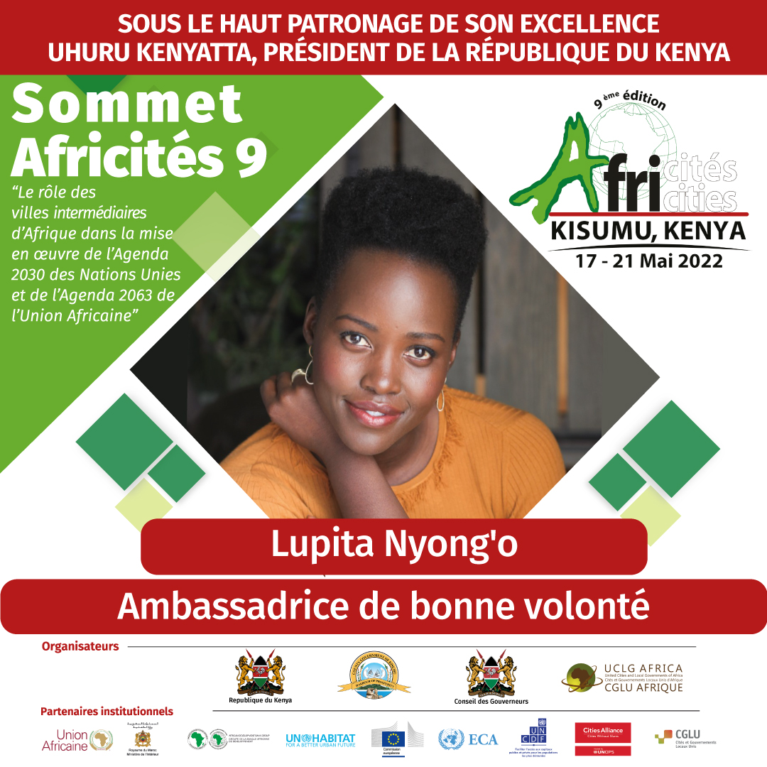 Sommet Africités : Lupita Nyong’o, ambassadrice de bonne volonté