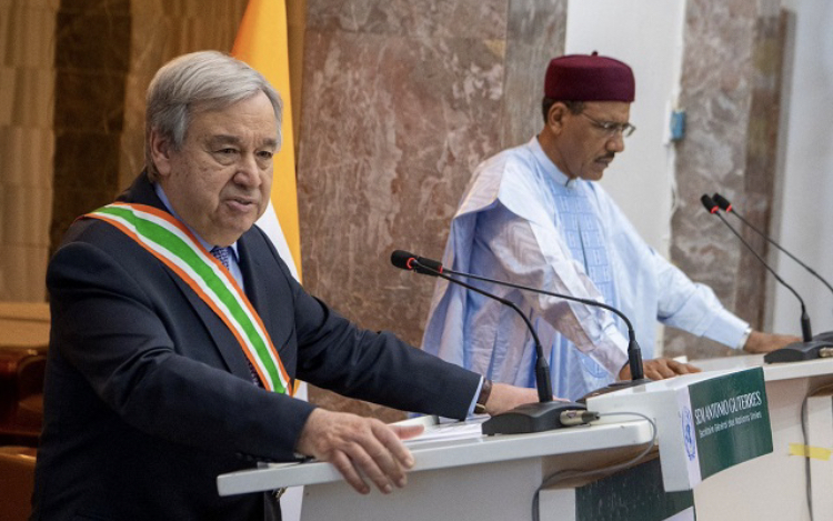 Niger : Antonio Gutteres évoque les nombreux défis au Sahel