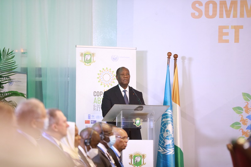 COP 15 : ouverture à Abidjan du Sommet des chefs d’Etat