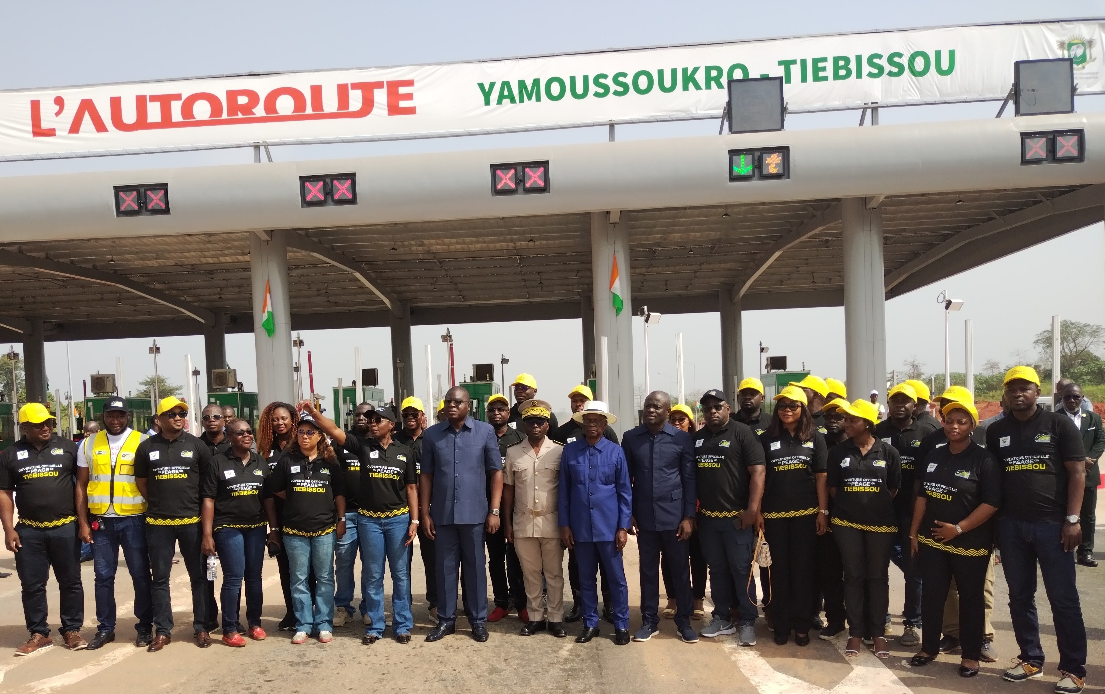 Côte d’Ivoire : ouverture du poste à péage de l’autoroute de Tiébissou