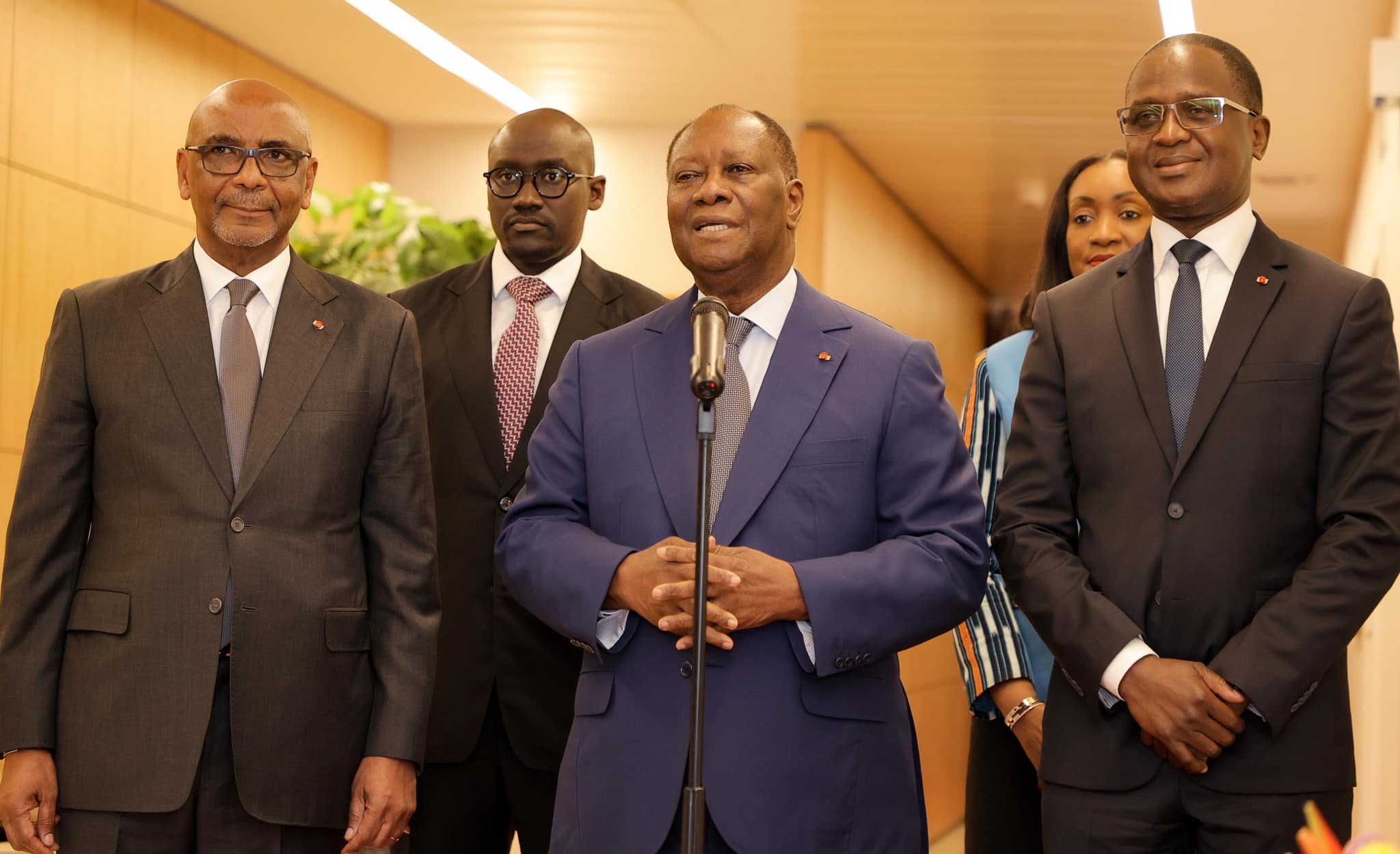 Alassane Ouattara décline sa vision économique au Patronat ivoirien