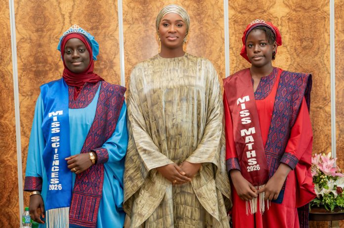 Miss Maths et Miss Sciences 2026 : La Première Dame Marie Khone Faye célèbre l’excellence scientifique des jeunes filles sénégalaises