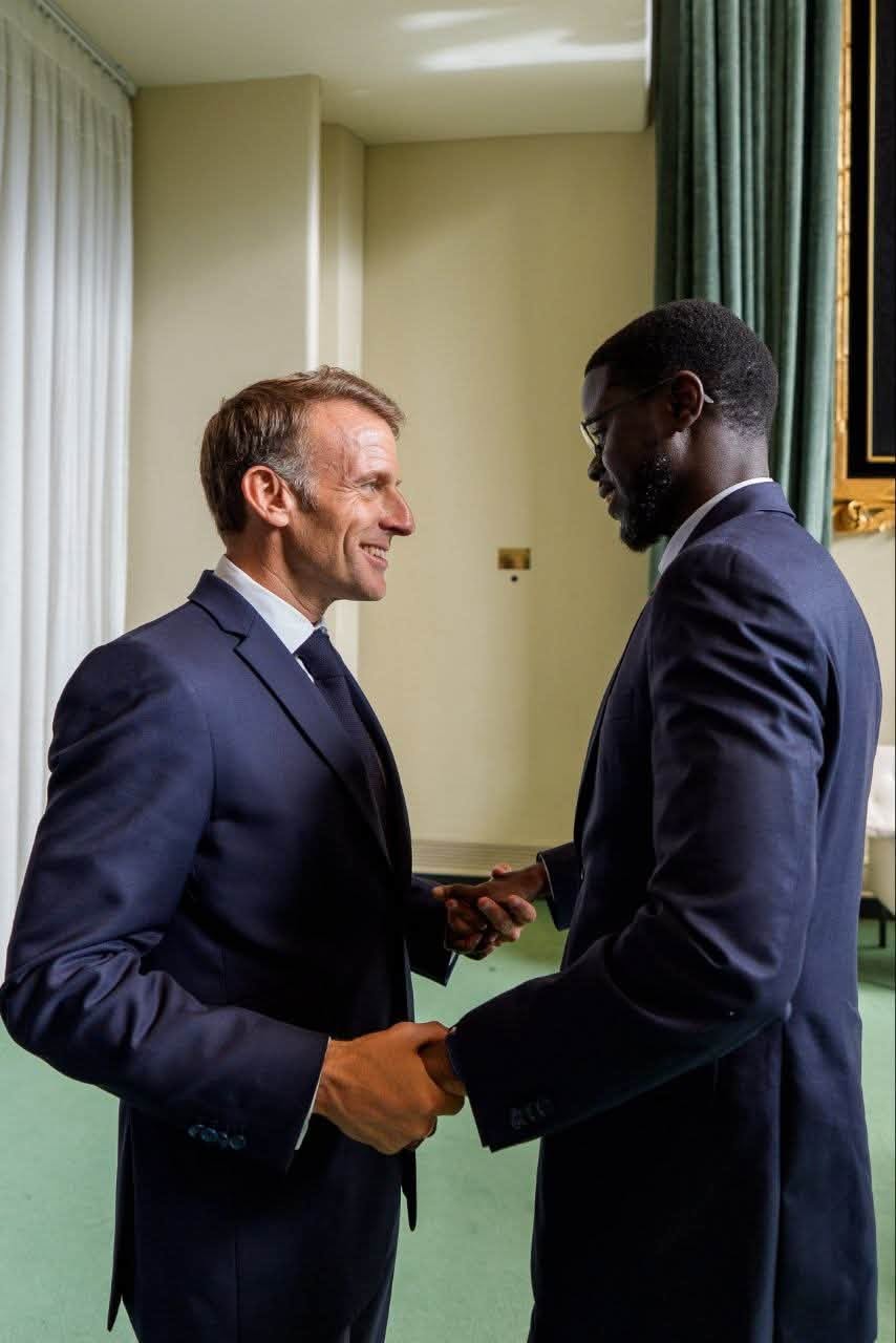 Bassirou Diomaye Faye et Emmanuel Macron ont échangé sur les grands enjeux internationaux à la 81e session de l’AG des Nations Unies