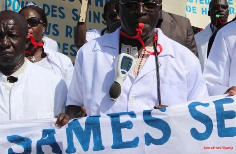 SÉNÉGAL : LE SAMES ANNONCE 48 HEURES DE GRÈVE DANS LE SECTEUR DE LA SANTÉ